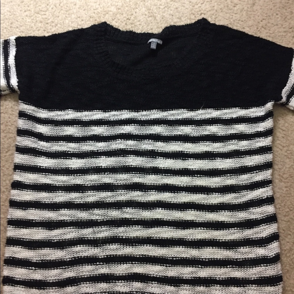 Black stripe sweater